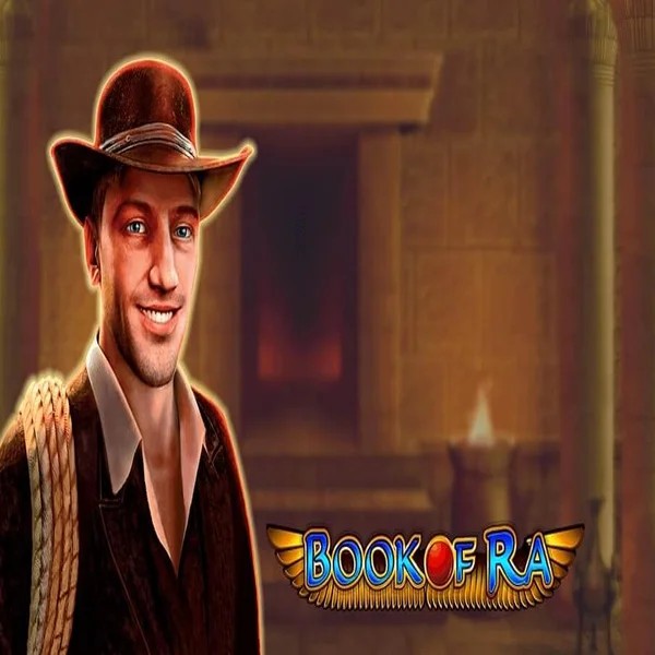 Book of Ra logo by Greentube Fambet Casino