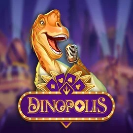 Dinopolis slot logo by Push Gaming at Fambet Casino