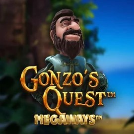 Gonzo's Quest Megaways logo by Red Tiger Gaming at Fambet Casino